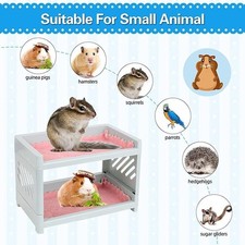 Pet Supplies Hideout Corner Guinea Pig Pet Bunk Bed Hamster-Toy Easy To Install