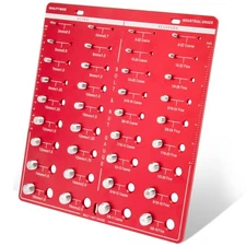 Thread Checker 36 Nut and Bolt Thread Checker Metric and Standard Bolt Size F...