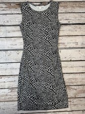 Diane von Furstenberg Womens Dress Size 6 Sleeveless Black White NWOT