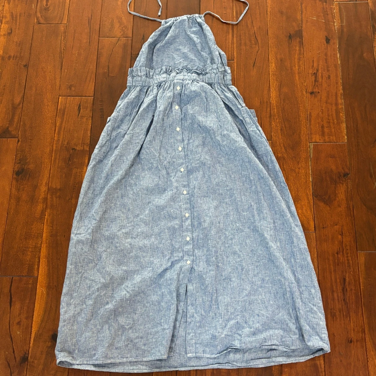 sachin and babi light blue dress NEW Mango Linen Dress