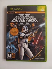 Star Wars Battlefront II (Microsoft Xbox, 2005) Complete with Manual