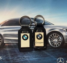 Zwei Original BMW Schl�sselanh�nger Keychain Cooper E30 E36 E46 F10 G20 Keyring 2 5er