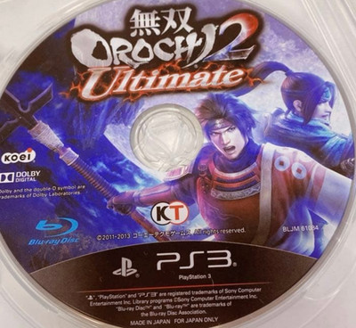 Musou OROCHI2 ULTIMATE PlayStation3 PS3 Nur Disc Gebraucht Getestet Japanisch...