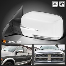 Leftdriver Side Mirror Fits 2009-2012 Dodge Ram 1500 Chrome Power Heated Signal Leftdriver Side Mirror Fits 2009-2012 Dodge Ram 1500 Chrome Power Heated Signal