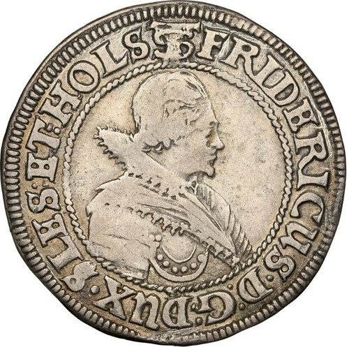 1622 Germany silver 1/4 Taler NGC VF-30 L.E. Bruun Collection pedigreed to 1846