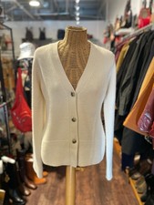 Arch4 Ivory Cashmere cardigan Sweater