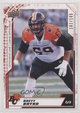 2020 Upper Deck CFL Red 161/165 Brett Boyko #127 gd1
