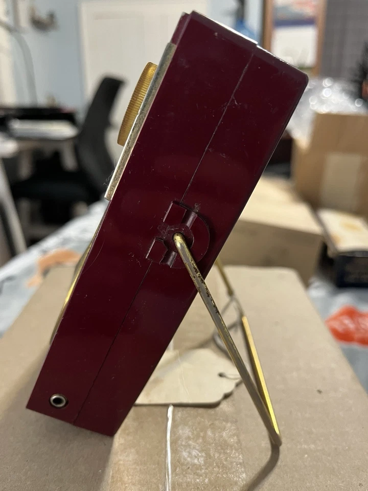 Zenith Royal 500 транзистор радио винтажный бордовый - Изображение 4 из 4