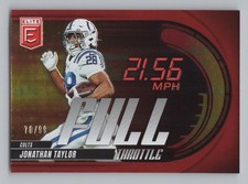 Jonathan Taylor 2025 Donruss Elite Full Throttle Red #/99 Indianapolis Colts