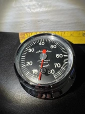 Vintage NOS Airguide 0-80KPH Speedometer Model 726 Jeweled Contralog Movement