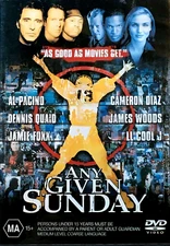 Any Given Sunday DVD - Region 4 Australia - FAST NEXT DAY POST