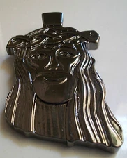 Men's Fashion Black Hematite Finish JESUS Dressy Party Pendant Charm