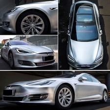 Flexible Car Pearl Metal Satin Matte Metallic Chrome Vinyl Wrap Sticker Decal Us