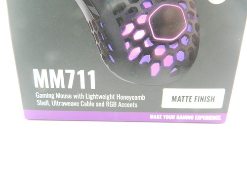 Cooler Master MM711 RGB Light 60g Wired Optical Gaming Mouse - 16000 DPI - Picture 2 of 6