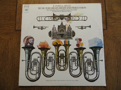 E. Power Biggs    Music For Organ, Brass, Percussion 1972 Columbia M31193 EX/VG+