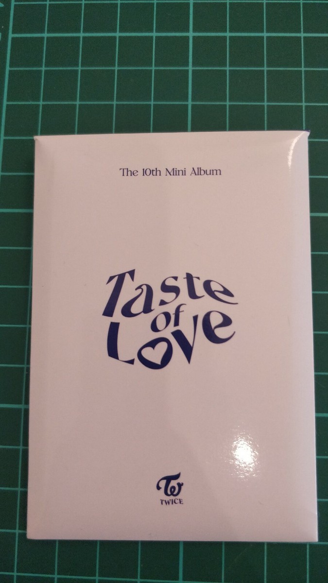 Twice Taste of Love Alcohol Free Pre order Preorder Photocard set