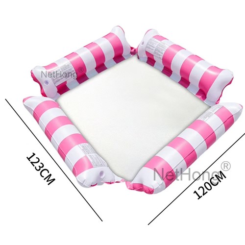 2pcs Inflatable Portable Floating Water Hammock Float Pool Bed Swimming Chair - Picture 4 of 30