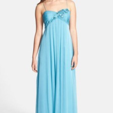  Adrianna Papell Flower Applique SURFSPRAY SIZE 4 #132 NWT