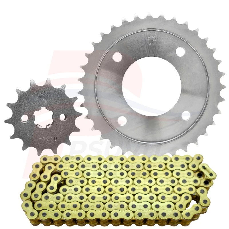 Juego de piñones JT piñón delantero y trasero y cadena para CT-125 Hunter Cub 14-39-120L G. Foto 2 de 4