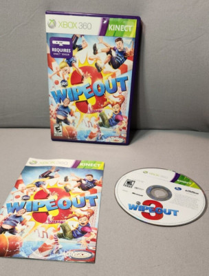 Wipeout 3 - Xbox 360 Kinect Game CiB Complete w/ Manual VG