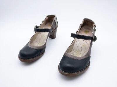 El Naturalista Escarpins Femmes Talon Schuh Chaussure Noir Taille 39 Eu Art - Photo 1/3