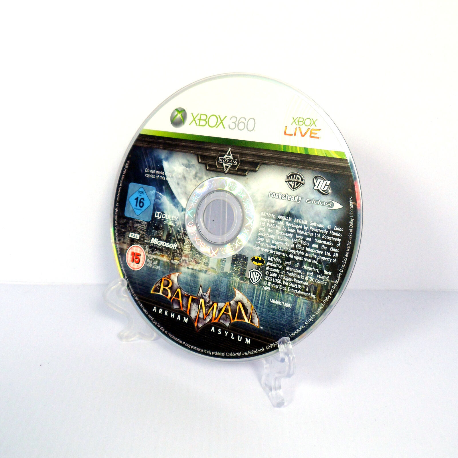 Batman: Arkham Asylum (Xbox 360) *NEAR MINT*