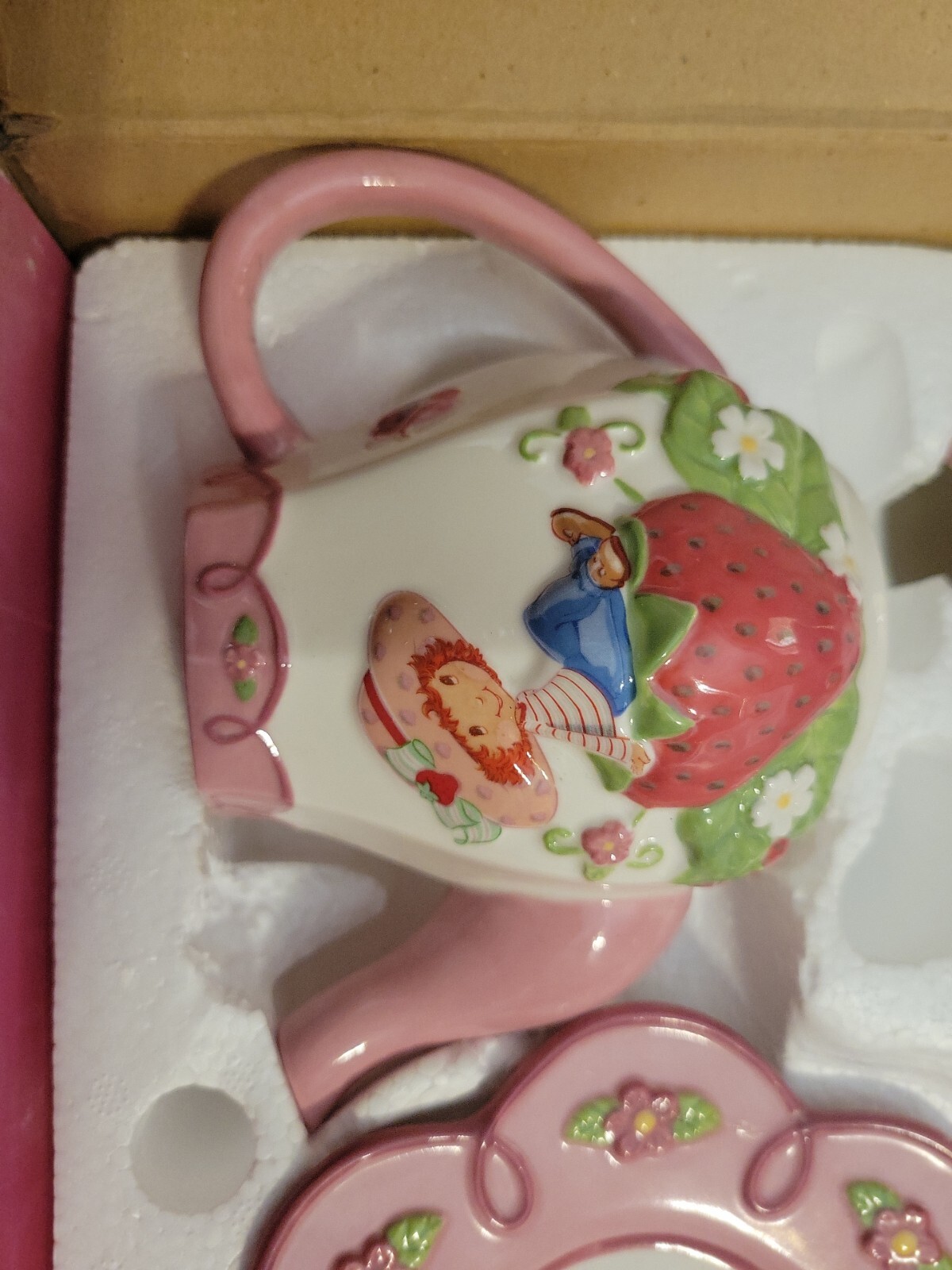 Vintage Ceramic Strawberry Shortcake Tea Set eBay