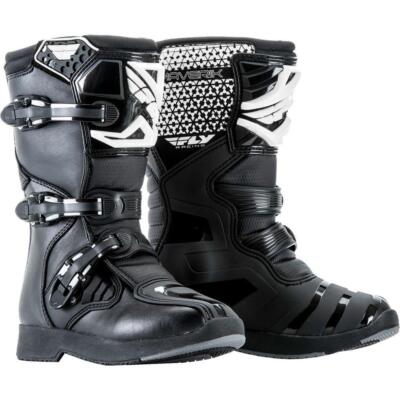 FLY Maverik Kinder Motocross Stiefel schwarz Motorrad Enduro MX ATV Quad