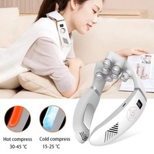 Smart TENS Pulse Neck Massager Hot Cold Compress Cervical Kneading Pain Relief