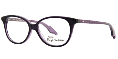 Little Vinyl Factory Barfly C1 Children's Eyeglasses Frame 46-12-125 Dark Purple