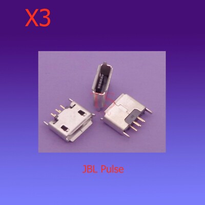 3 x Micro USB Charging Charger Port Connector for JBL Pulse Bluetooth Speaker