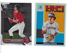 Marcelo Mayer - 2022 Bowman Chrome (1) & Hi Fi Futures (1) - RC - Red Sox