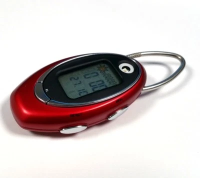 Persönlicher UV + Temperatur Monitor / Detektor 7 in 1 Multifunktion Stoppuhr Clip