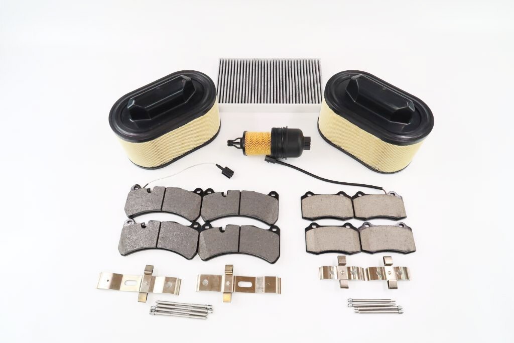 Maserati Ghibli Quattroporte front rear brake pads air oil cabin filters