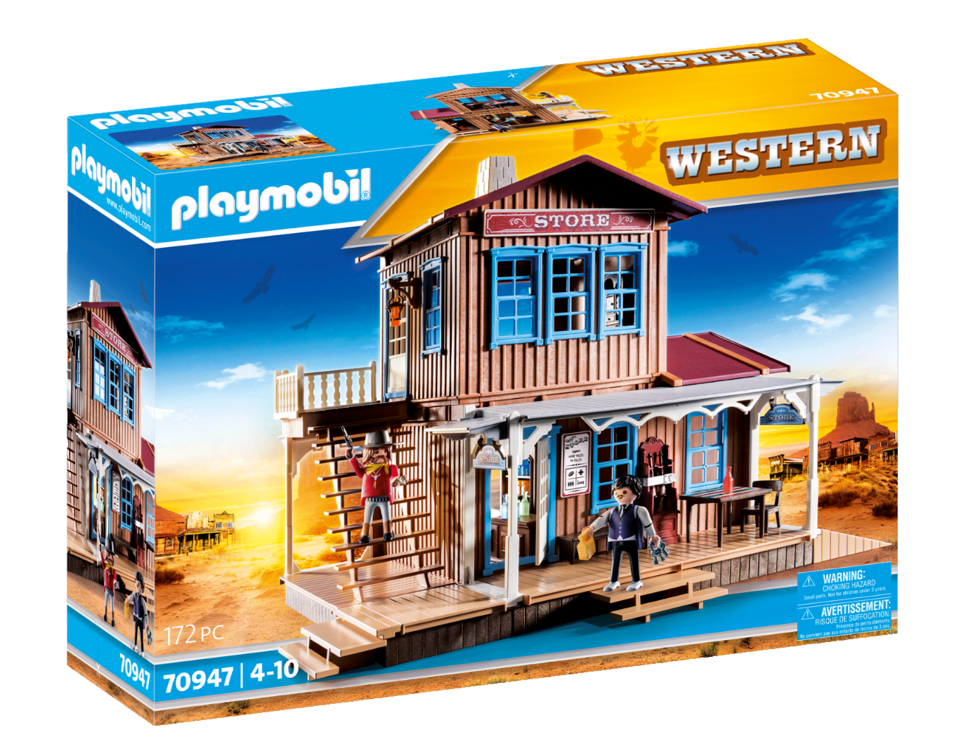 Playmobil Western Westernladen mit Wohnung 70947 Neu OVP Cowboy Colorado Springs
