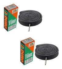 2 DURO Bicycle Inner Tubes 700 x 25c/32c 60mm Thorn Resistant Presta/Valve.