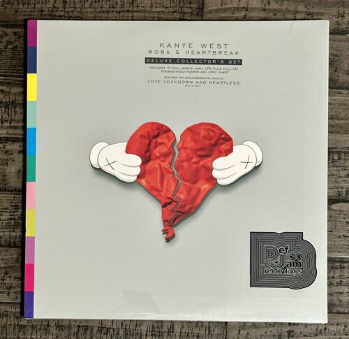 Kanye West "808s & Heartbreak" (Roc-A-Fella Records) 2-LP + CD, Deluxe Edition - Picture 1 of 2