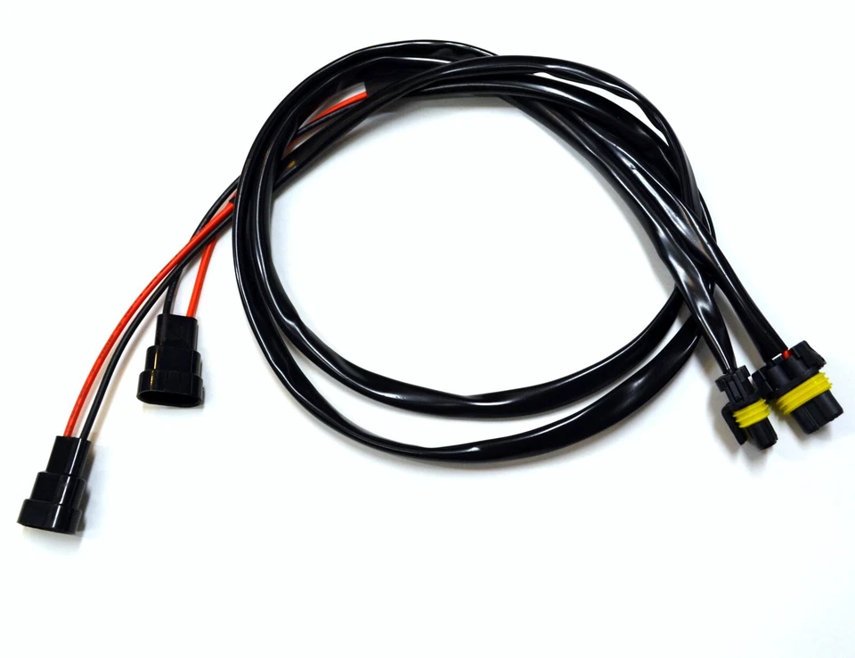 Extension 3ft P H10 9145 Wire Harness Fog Light Replacement Socket Lamp Bulb Fit - Image 2 of 4