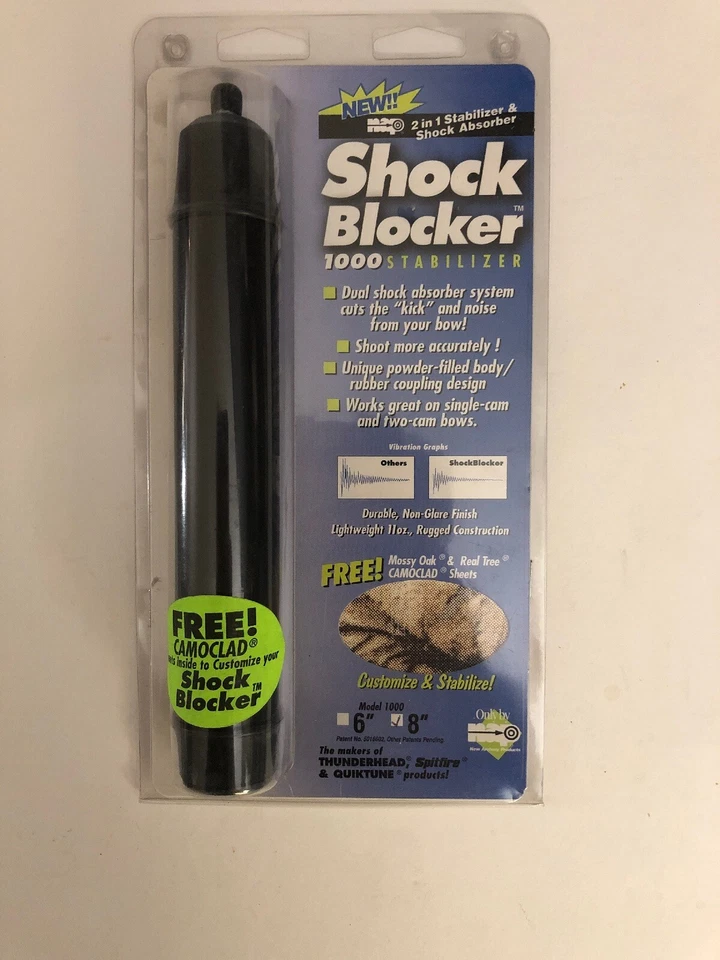 BLOQUEADOR DE CHOQUE 1000 ESTABILIZADOR DE ARCO 8”-CAÇA DE VEADOS-DESCANSO-SETA-RARO VINTAGE-ENVIO24 - Imagem 2 de 4