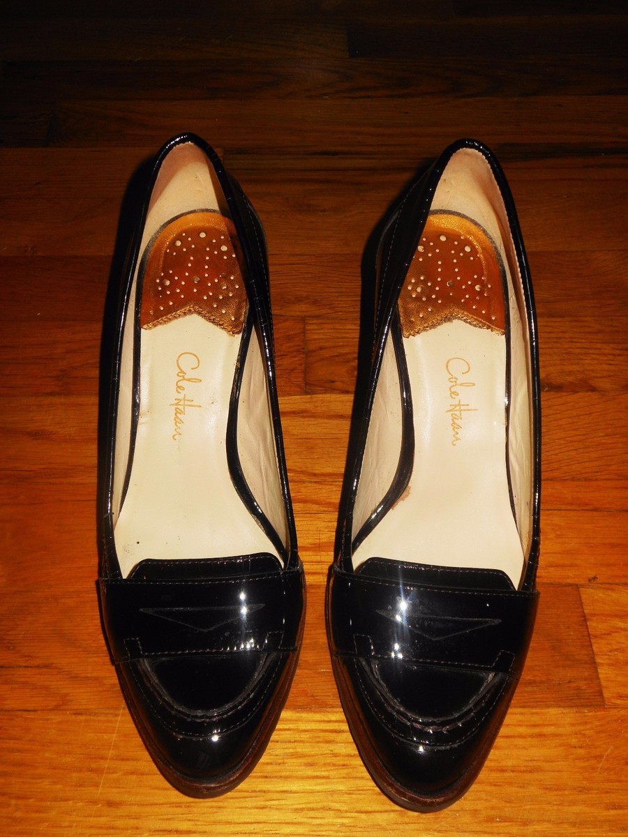 Cole Haan Air Penny Moc Heels - Women's sz 8.5 B - Patent Cole Haan Air Penny Moc Heels - Women's sz 8.5 B - Patent