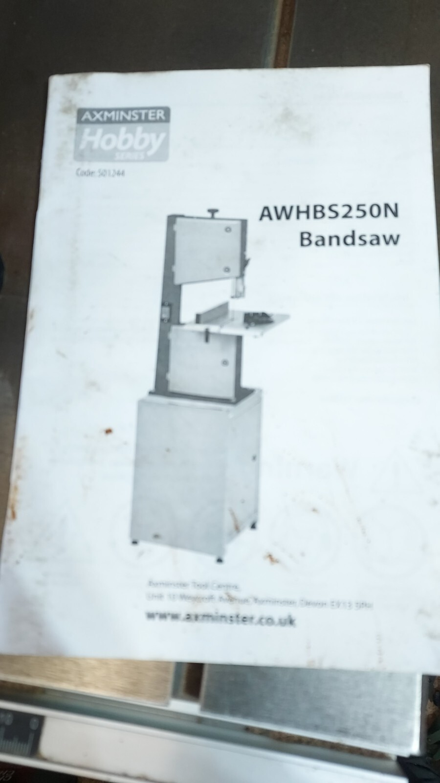 Used but in great condition. Axminster Hobby Bandsaw, AWHBS250N. eBay