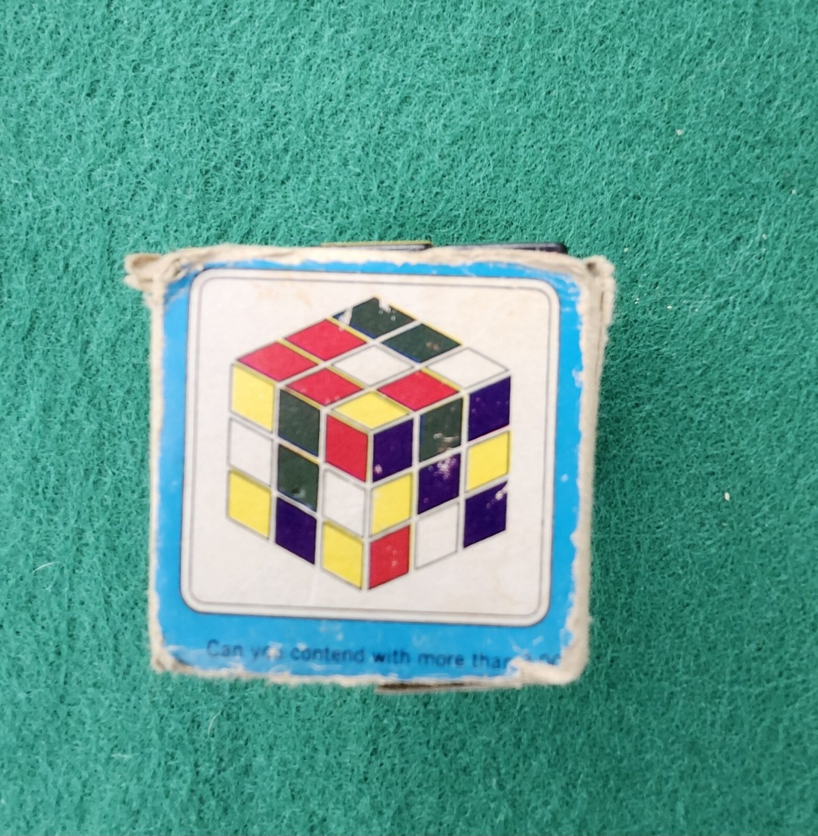 Vintage 1980 Rubik's Cube Puzzle Original RARE