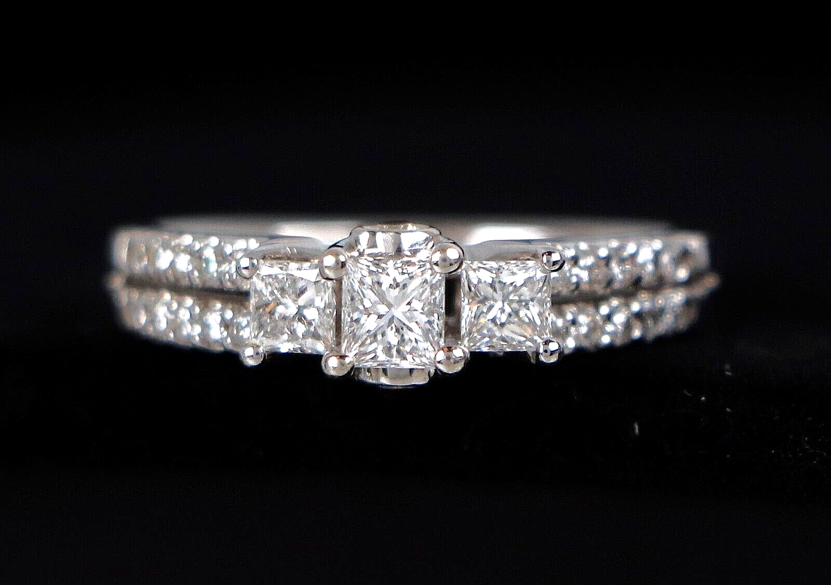 $2,799 Jared's 14K White Gold Princess Round Diamond
