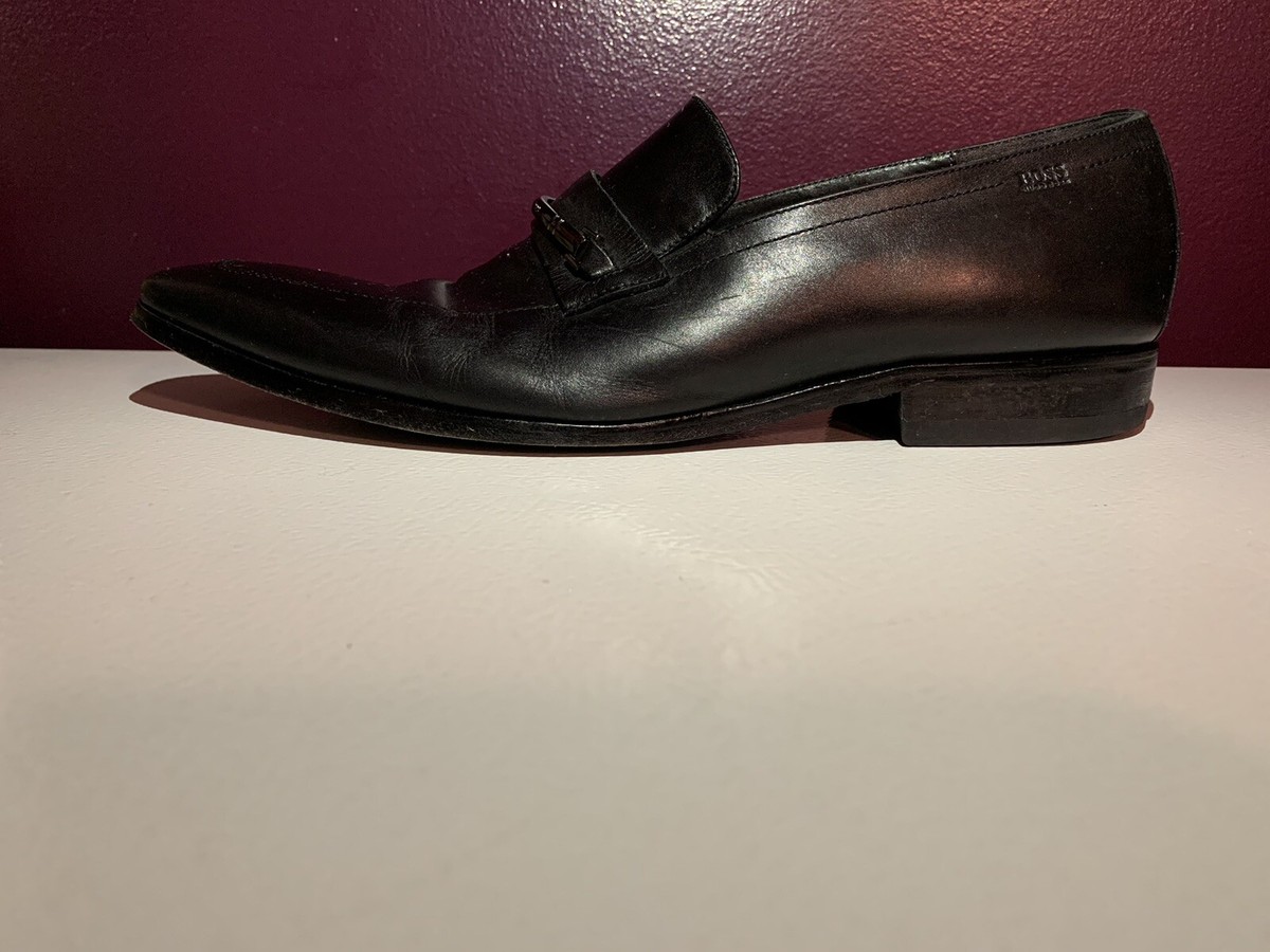 Hugo Boss Carl Mens Slip On Dress Loafers Black Size 13 | eBay