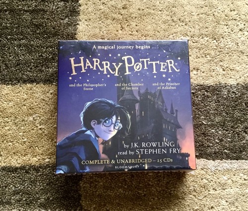 Harry Potter A Magical Journey Begins. Books 1-3 Audio Cds Read By Stephen Fry