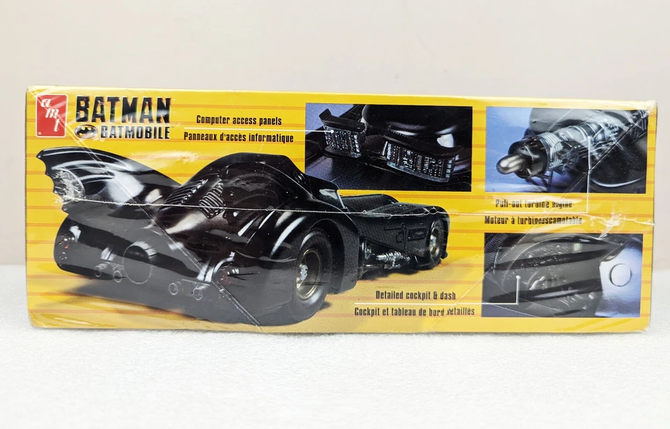 Batman Batmobile Model Kit Set & Resin Batman Figure AMT 1/25 Scale - NEW SEALED - Image 2 of 4