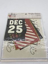 Simple Stories VINTAGE RUSTIC CHRISTMAS Lodge Scrapbook Kit 6 Full sets/3 Each