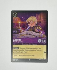 Arthur Wizard's Apprentice 35/204 Non-Foil Disney Lorcana Rise Of The Floodborn