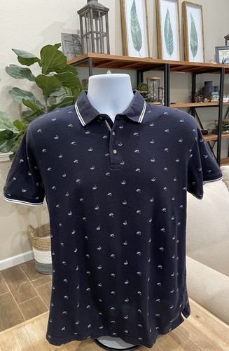 Flower Ricky Singh Mens Polo Shirt Size 