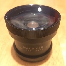 Vintage SLR Maxwider Super-Wide AUX Camera Lens Series 7 49mm - Made in Japan 